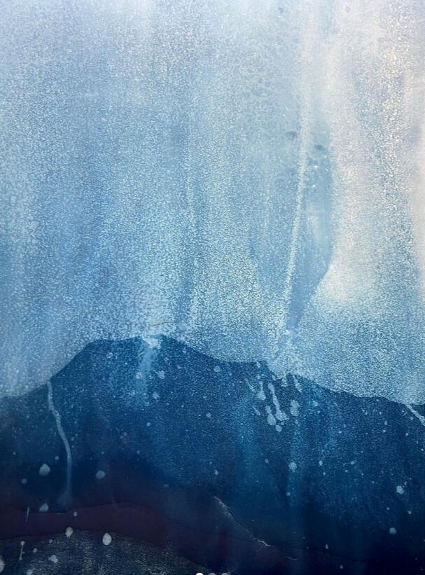 Matt Jukes - cyanotype made at the beach